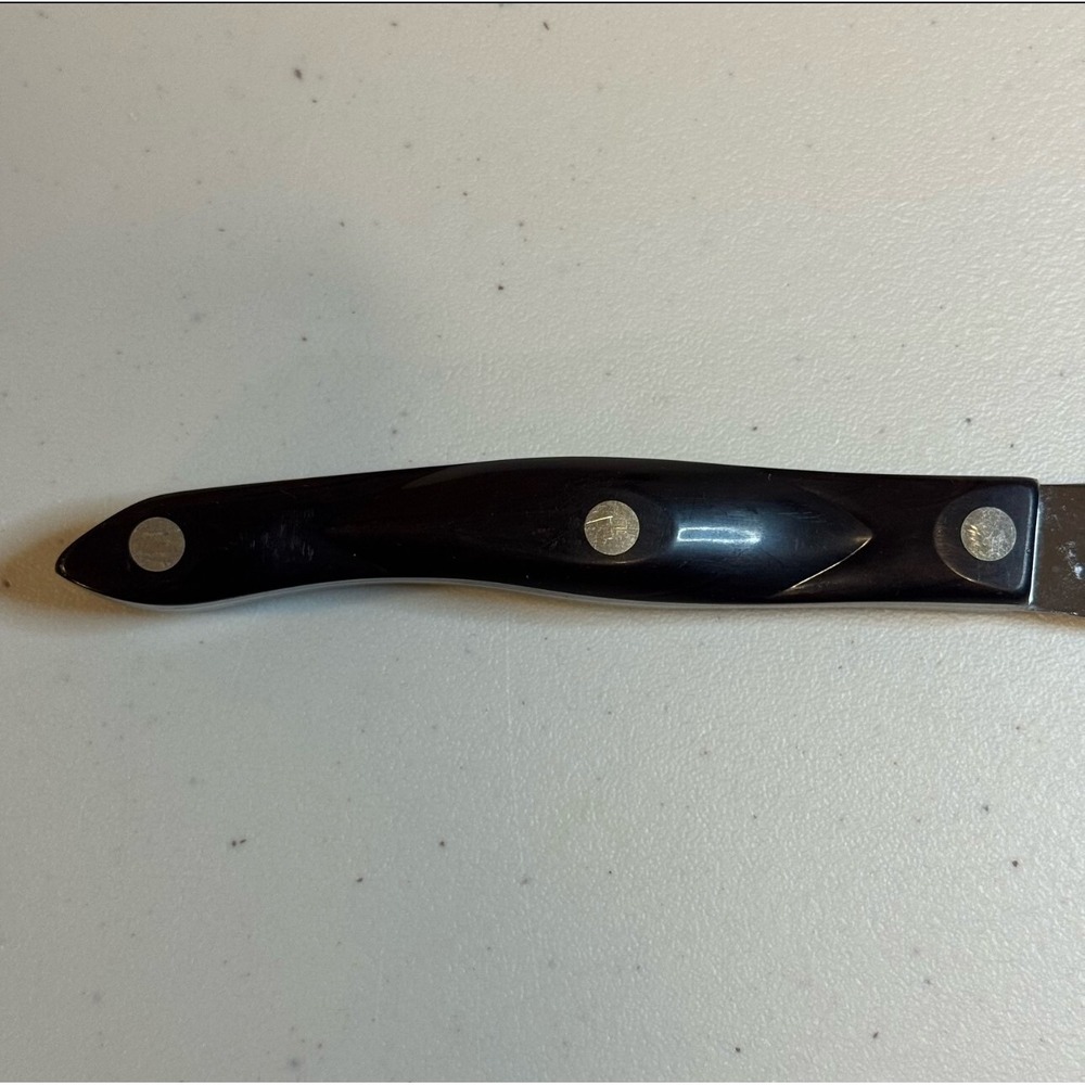 Cutco Classic Brown‎ Spatula Spreader 1768 Kitchen Serrated Knife Made In USA - Picture 5 of 7